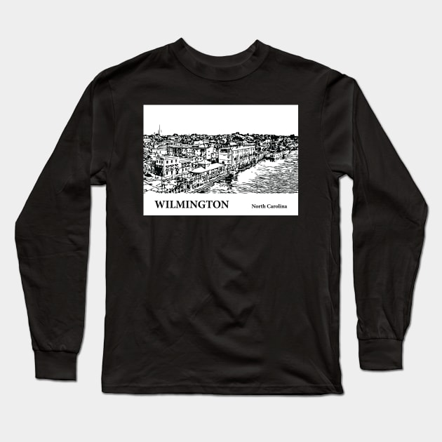 Wilmington - North Carolina Long Sleeve T-Shirt by Lakeric